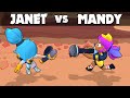 MANDY vs JANET | 35 Test | Brawl Stars