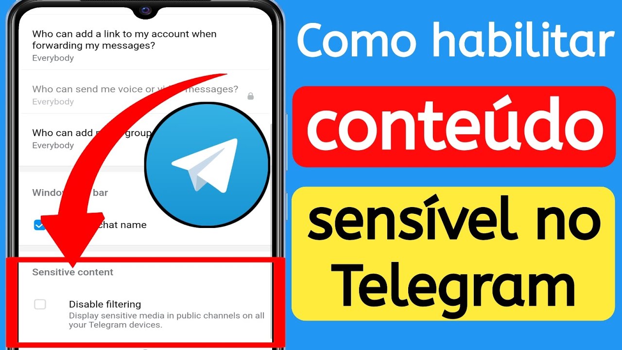 Como Habilitar Conteúdo Sensível No Telegram [Android E Ios] 