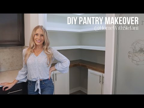 DIY Pantry Makeover | Home With Stefani
