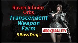 Raven Fastest Transcendent Weapon Farm! Infinite Orbs Build | The First Descendant