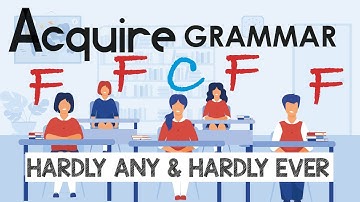 How to use HARDLY ANY and HARDLY EVER (Hardly any, hardly anything, hardly anyone, hardly anywhere)