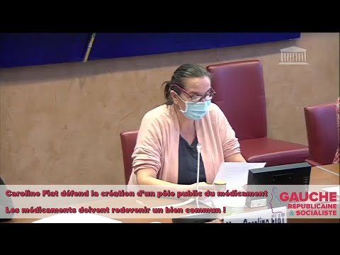 Proposition de loi pour un pôle public du médicament - Caroline Fiat - 26 mai 2020