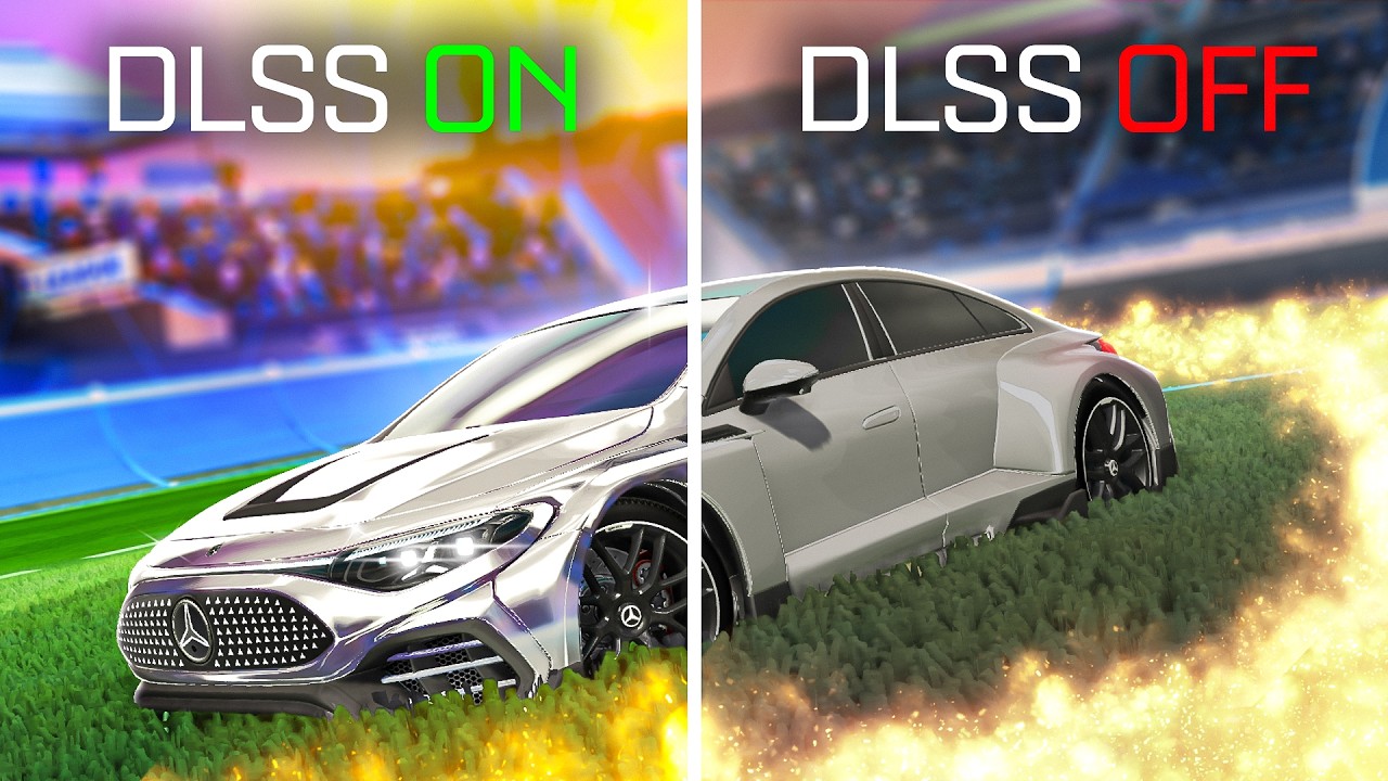 Playing the new hyperrealistic Rocket League.