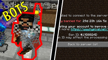 i got banned on hypixel for botting *OMG* *INSANE* [NOT CLICKBAIT] (GONE WRONG) *ALMOST DIED*