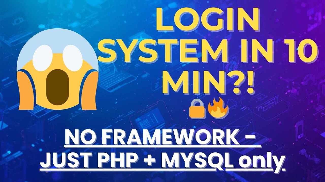 How to Use PHP Sessions for Login and Register (Simple Login System for ...