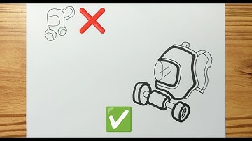 How to draw GAS MASK Easy