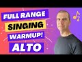 Full range singing warm up  alto