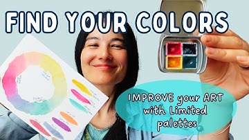 How to choose a LIMITED COLOR PALETTE / 6 exercises to find your colors / Plus my FAVORITE combo!