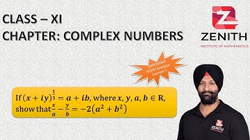 If (x+iy)^(1/3)=a+ib, where x, y, a, b∈R, show that x/a-y/b=-2(a^2+b^2 )