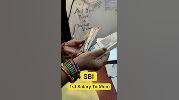 My First SBI Salary To Maa🔥🧿😎😘 #sbiclerk #ibpsclerk #firstsalary #ibpspo #scorecard #sbipo #shorts