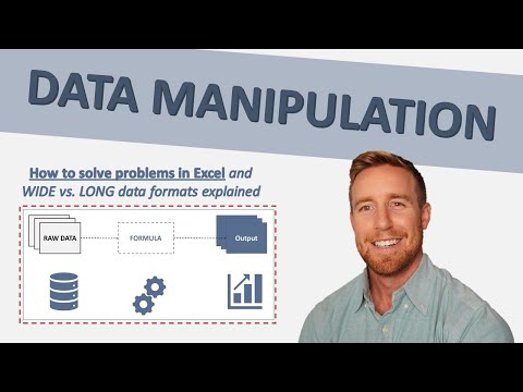 How to Problem Solve in Excel (DATA MANIPULATION BASICS & WIDE vs. LONG STRUCTURES)