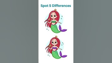 Spot 5 Differences #123 #findadifference #jogodadiferença #findondedifference #логическиеиг