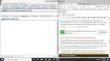 File path traversal, validation of file extension with null byte bypass