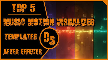 Top 5 Music Motion Visualizer | Templates | After Effects