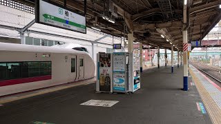 up主地元駅通過w E657系特急ときわ車窓