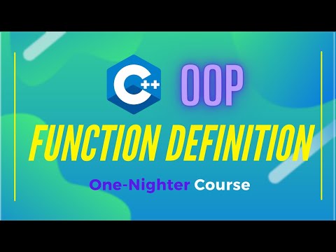 7 - Function Definition out of Class |C++ OOP(Object Oriented Programming) in One Night | URDU/HINDI
