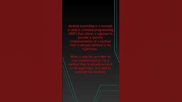 Method Overriding| #python #pythonprogramming