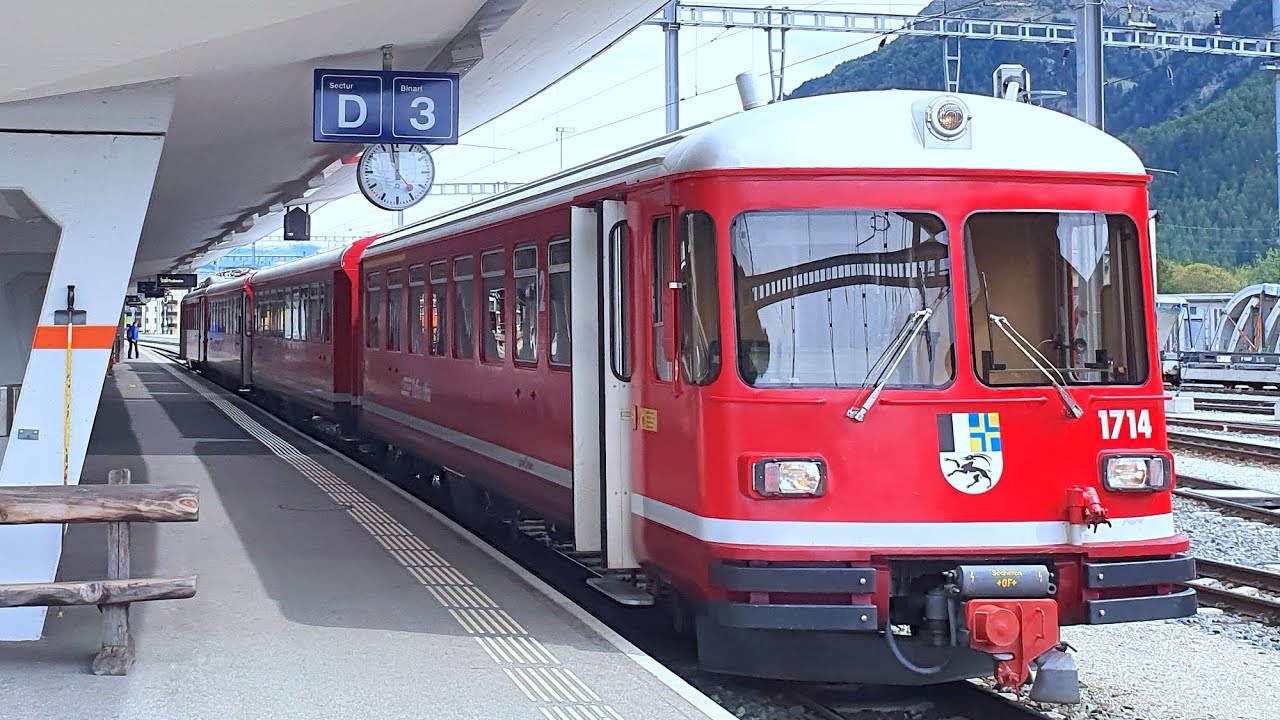 ★ 4K 🇨🇭First & last cab ride on the now decomissioned Be 4/4 with a depot tour in Samedan [07.2021]