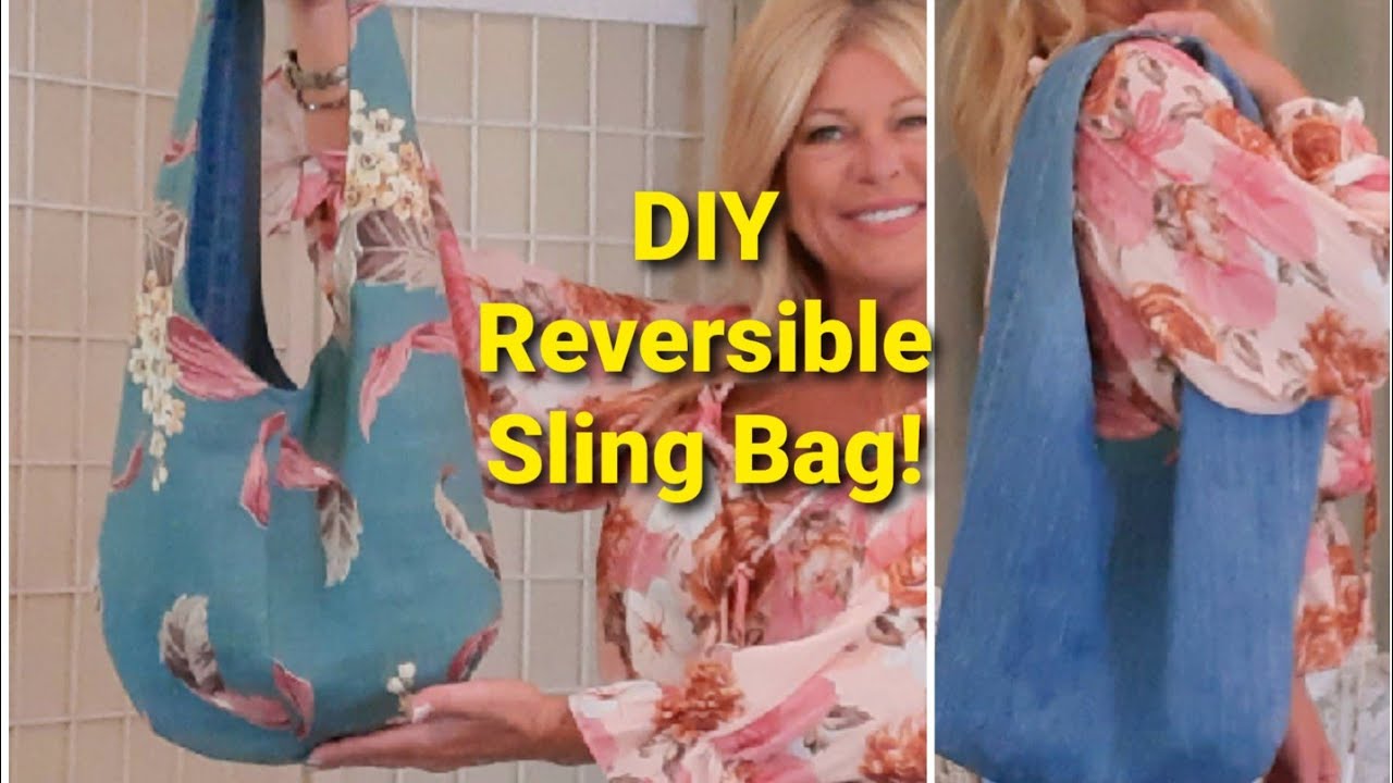 DIY REVERSIBLE BAG + FREE PATTERN + VIDEO - MADE EVERYDAY