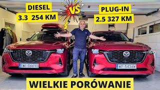 HYBRYDA PLUG-IN czy DIESEL- Mazda CX-60. Który silnik wypada lepiej?