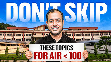 Do Not Skip these topics for AIR under 100 in GATE 2026 ECE | Must Watch | Ankit Goyal