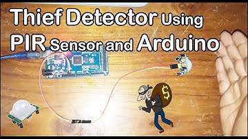 Thief detector using PIR Sensor and Arduino really awesome