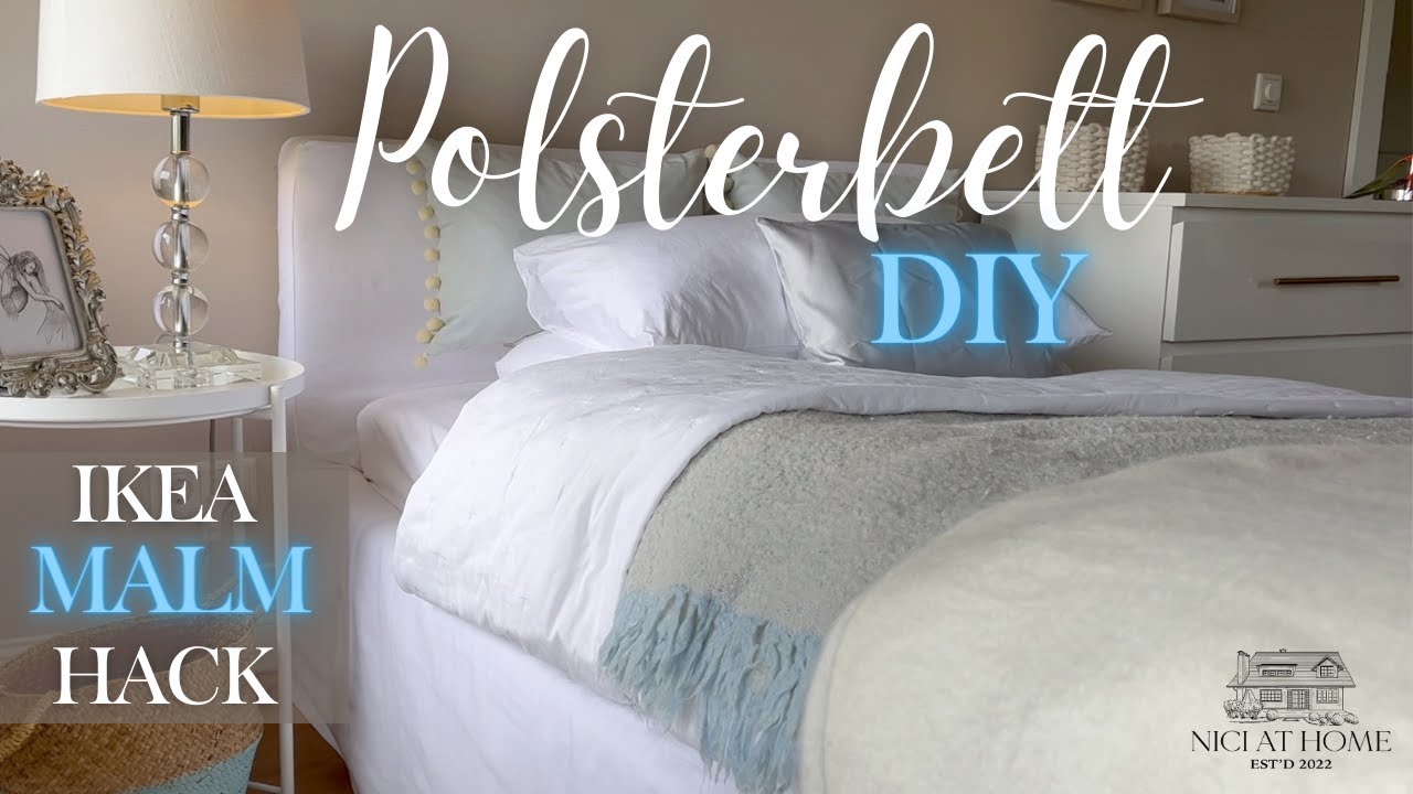 Polsterbett DIY - IKEA Malm Hack- abnehmbarer Bezug zum Waschen