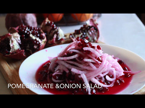 “Live Long” Pomegranate & Onion Salad that cheats death Recipe