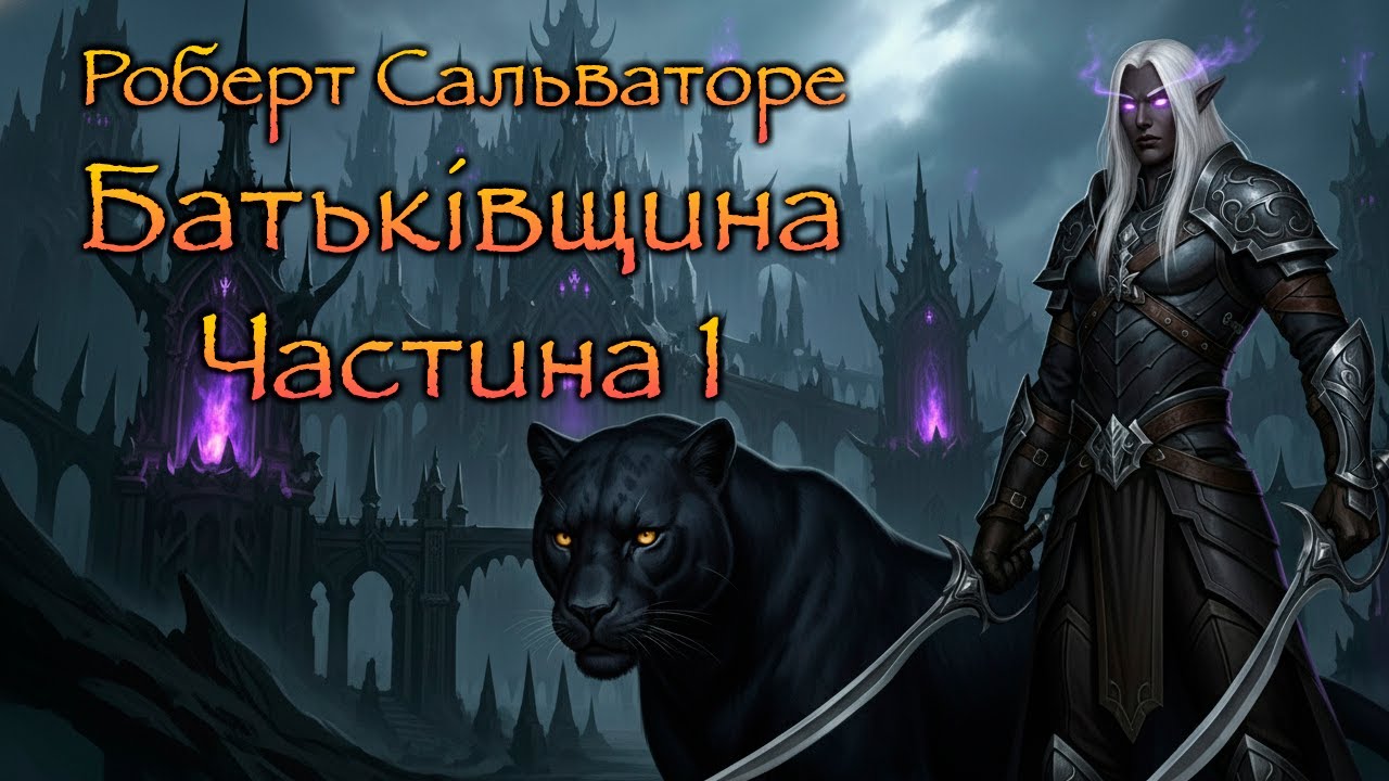 #1 Роберт Сальваторе - Батьківщина - Частина 1 #аудіокнига #фентезі