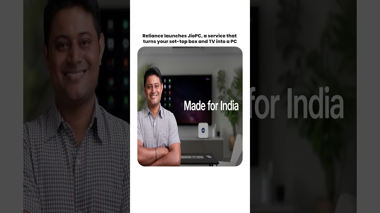 Reliance launches Jio Pc a service that turns your set top box and TV into a PC 