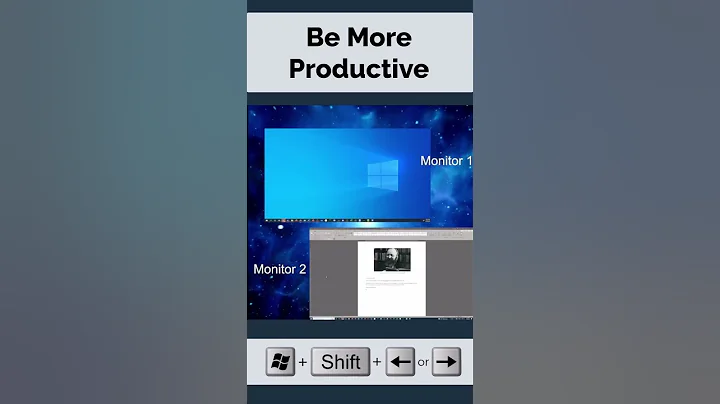 Tips & Tricks - Move Windows Between Multiple Monitors