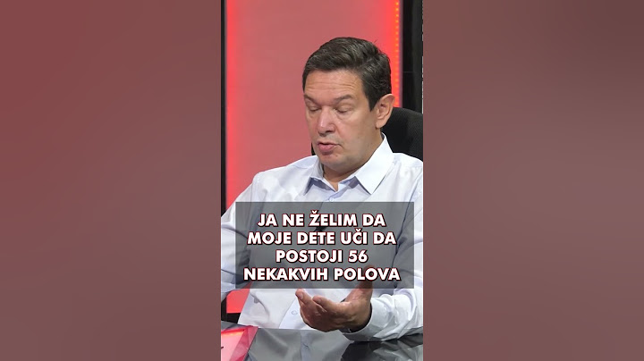 Nemanja Šarović - Kojih to još 54 polova postoje osim muškog i ženskog pola?