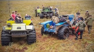 Туда не проедет даже трактор. Эвакуация болотохода