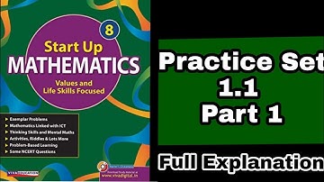 Maths | Viva Education Start up Mathematics | Class 8 | Exercise 1.1 | Part 1 | Score in Maths