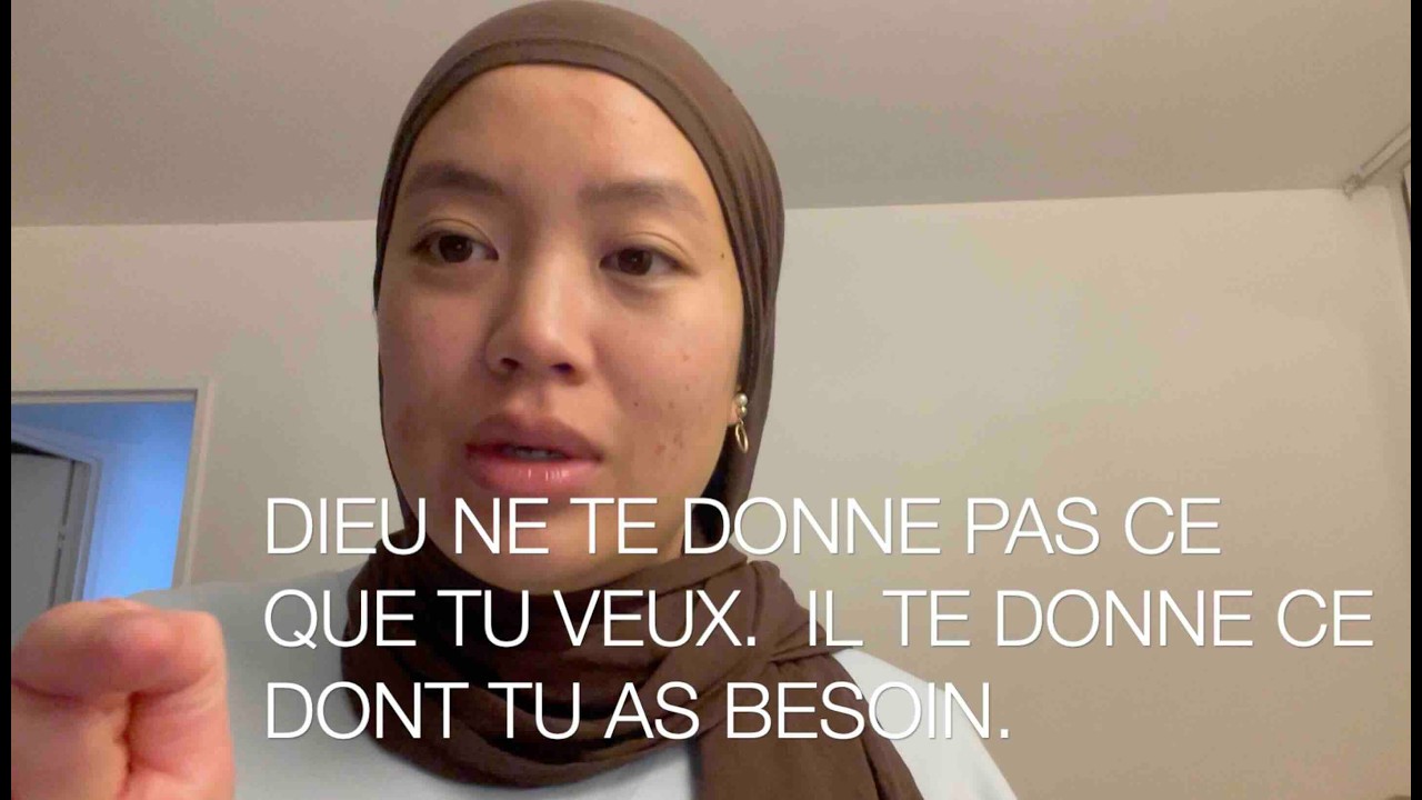 quand Dieu ne te donne pas ce que tu veux, souviens de toi ça