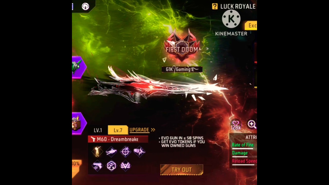 New M60 Evo Gun Skin || 