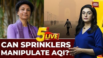 Delhi AQI Row: Can Sprinklers Fake Pollution Data? | Anumita Roychowdhury Exclusive | India Today