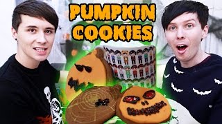 Halloween Baking  PUMPKIN SPICE PUMPKIN COOKIES