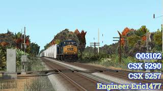 Run 8 Train Simulator V3 | Railfanning the CSX A-Line on The Depot