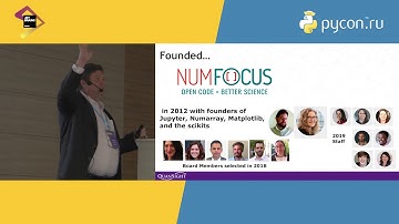 Travis Oliphant «Brief review of Array computing in Python, where it is heading, and why it matters»