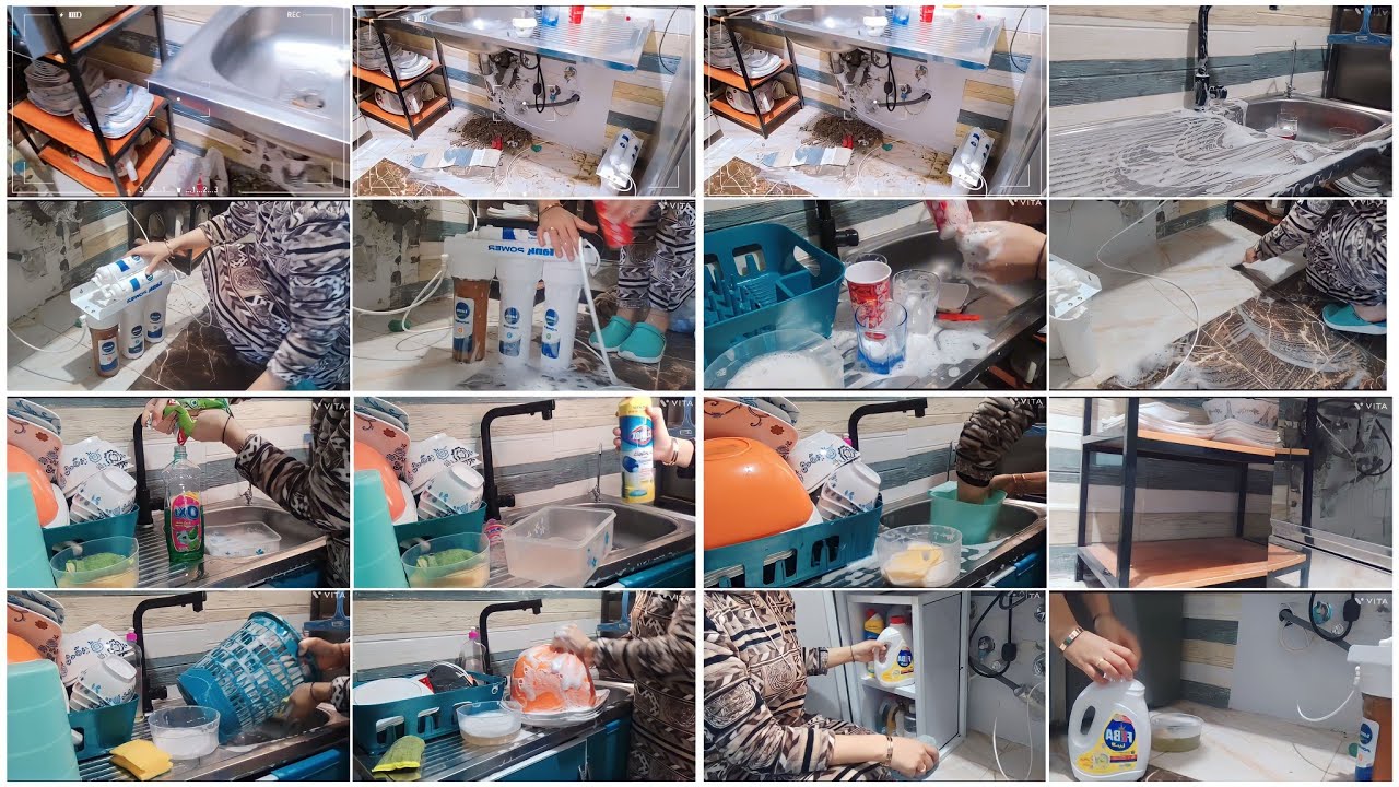 تنظيفات رمضان ⭐🌙 روتين صباحي 🌞 كله نظافه ونشاط وتحفيز 💯 هايخليكي تحبي شغل البيت 🧽🧺 #روتين_تحفيزي 🌼🌿