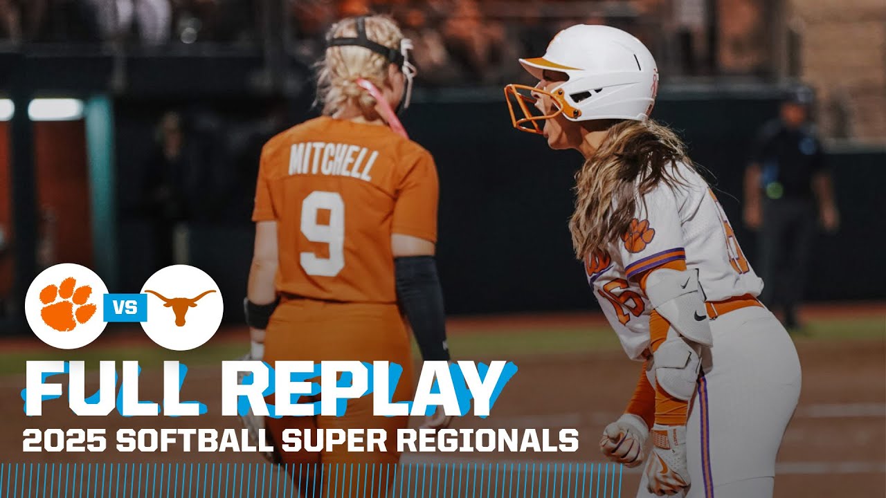 Clemson vs. Texas: 2025 NCAA softball super regionals Game 1 | FULL REPLAY