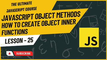 JavaScript Object Methods - Creating Object Inner Functions | Hindi/Urdu | JavaScript Tutorial #25