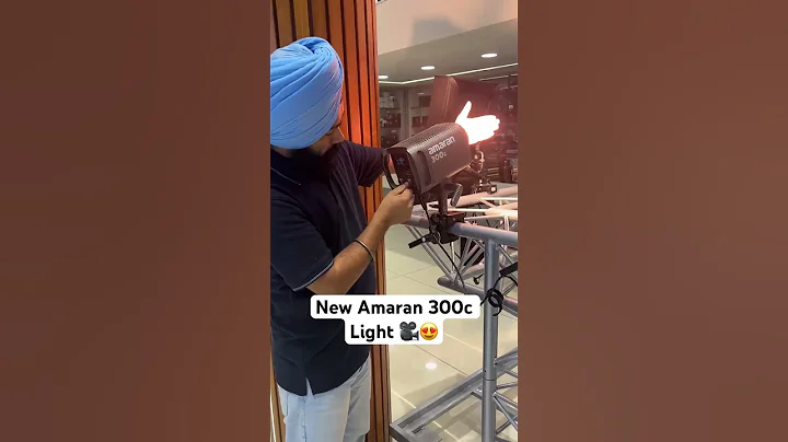 New Amaran 300c Light 😍🎥 #music #beats #amaran #lighting #cinematography #photography