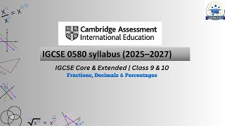 "Fractions, Decimals & Percentages Made Easy | IGCSE Math 0580"