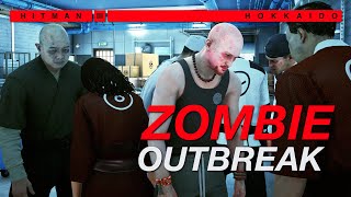 The virus mutated and turned everyone in Hokkaido into zombies | HITMAN 3 screenshot 4