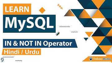MySQL IN Operator Tutorial in Hindi / Urdu
