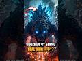 Godzilla vs Shimo Who's the Real King Of MonsterVerse? 😱 #shorts #shortvideo #godzilla #kaiju #kong