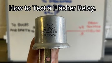 How to Test a Flasher Relay.