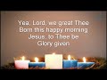 O come all ye faithful   4 verses (Christmas Day) - Lyric Video
